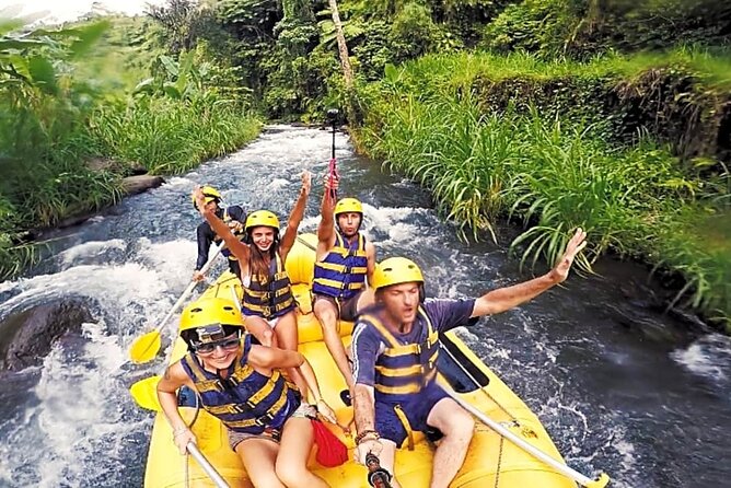 Telaga Waja River Rafting Bali & Zipline (Less Stairs) - The rafting run: continuous class II–III rapids with a dam descent option