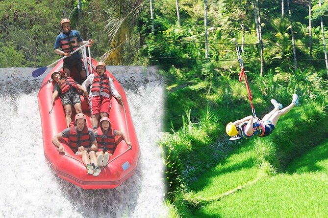 Telaga Waja River Rafting Bali & Zipline (Less Stairs) - The waterfall stop: your reset point for photos and breathing space