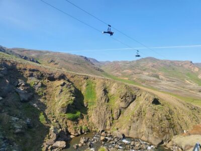 The Falcon : Superman ride with Mega Zipline Iceland - From Reykjadalur Café to Black Canyon: why the hike is part of the fun