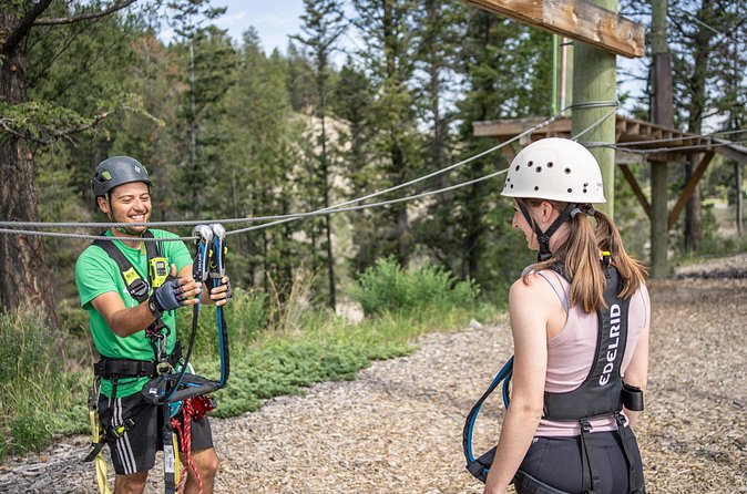 Thrilling 2-Hour Zipline Tour in Radium Hot Springs - Line 6: the prize game, then a walking trail to your best photo stop