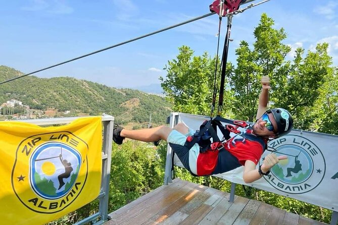 Tirana Petrela Adrenaline Tour on Balkans Longest Zipline - The zipline ride: nearly two minutes of speed (and a certificate)
