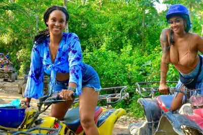 Tulum Extreme Mayan Adventure with ATV, Zipline and Cenote - Riding Through the Jungle on ATV Trails