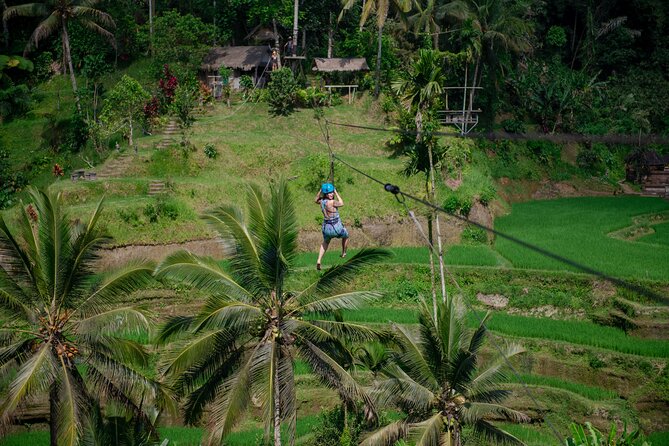 Ubud Half Day Zipline and Jungle Swing - The 13-meter jungle swing: big photos, simple plan