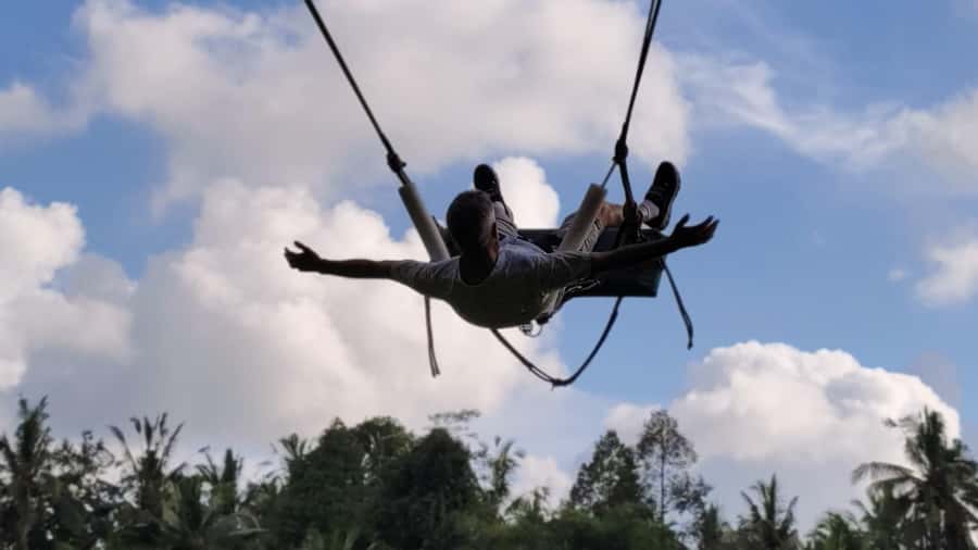 Ubud Zipline & Watersport (Jetski, Parasailing, BananaBoat) - Private rice terrace time after the adrenaline