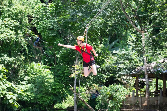 Vang Vieng Tour A Blue lagoon 3 with Caves and Zipline - Blue Lagoon 3: the swim and unwind payoff by buggy car