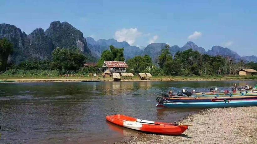Vang Vieng: Zipline, Cave Tube, Trek, Kayak and Blue Lagoon - Lunch (regional food): the quiet value inside the $55