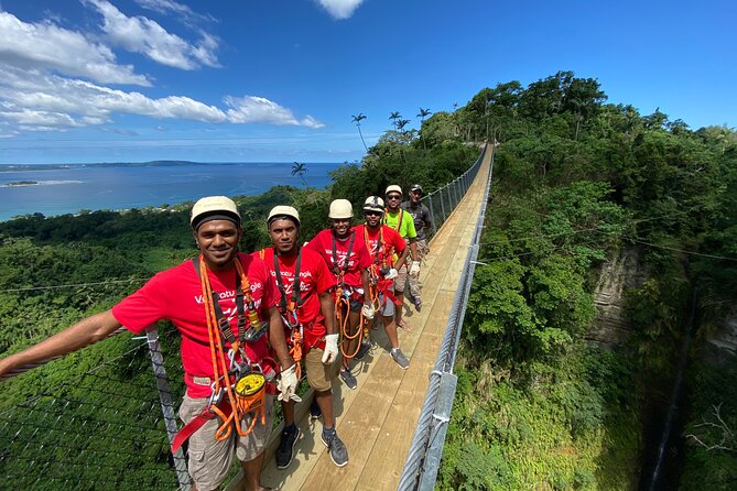Vanuatu Jungle Zipline, Swing and Skybridge Combo with Transfer - What You’ll Actually Pay: Value for $164.97