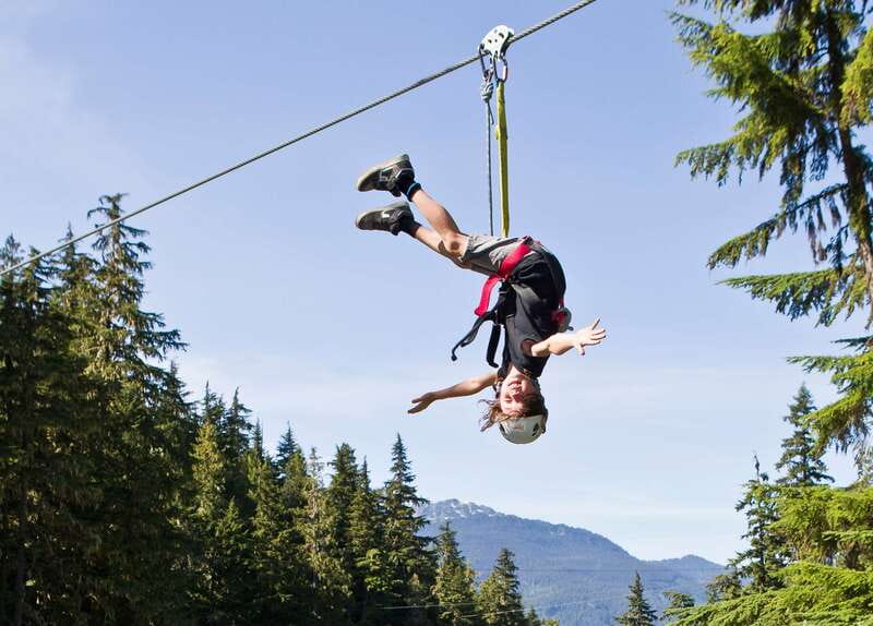 Whistler Zipline Experience: Ziptrek Bear Tour - The Main Event: Four Ziplines Through Old-Growth Forest