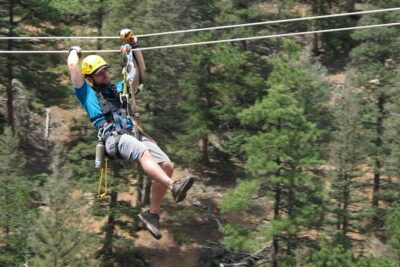 Woods Course Zipline Tour in Seven Falls - Your Woods Course circuit: five lines with real height and momentum
