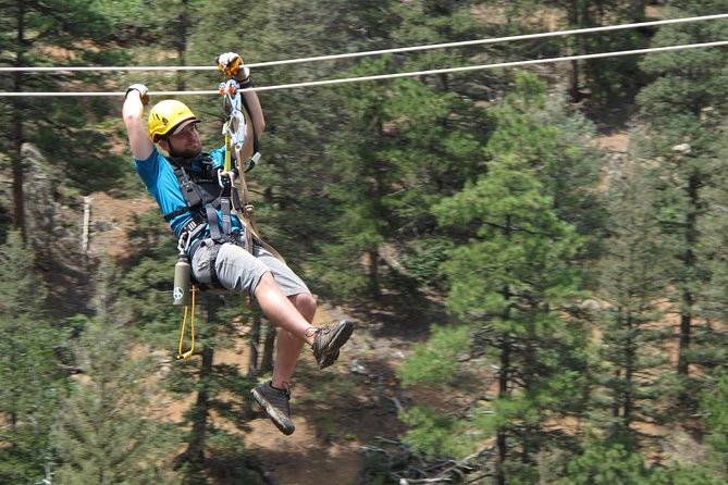 Woods Course Zipline Tour in Seven Falls - Your Woods Course circuit: five lines with real height and momentum
