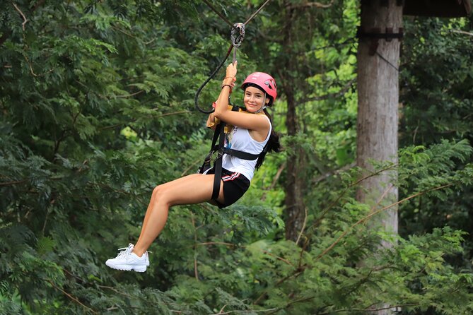 World B+ (Zipline 18 Platforms + Roller + Sky Walk with World Set Menu ) - Sky bridges and sky walk: treetop views with a myth-and-story break