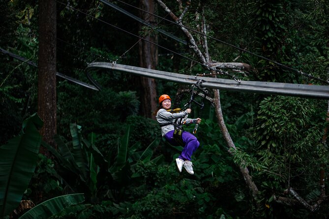 World B+ (Zipline 18 Platforms + Roller + Sky Walk with World Set Menu ) - Abseils and the spiral staircase: the parts beyond zip lines