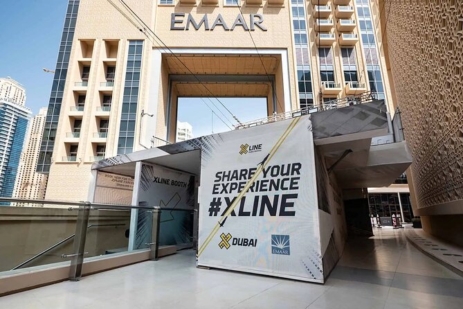 XLine Dubai Marina Zipline Ride with Transfers Options - XLine Dubai Marina: what 1 kilometer over Dubai is really like