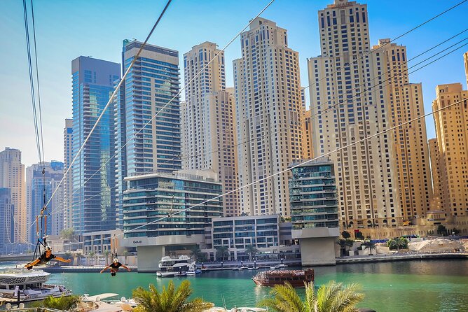 Xline for Urban Zipline Private Experience at Dubai Marina - A One-Hour Marina Zipline With Serious Speed