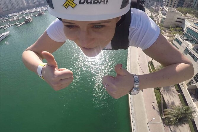 Xline for Urban Zipline Private Experience at Dubai Marina - The Actual Ride: 80 km/h Over Dubai Marina Views