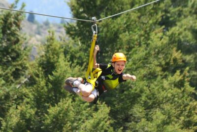Yellowstone Zipline EcoTour at the Ranch - The Actual Run: Four Zips and Two Adventure Elements (Plan for Multiple Flights)