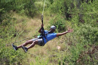Zip & Dip: Zipline and Wet 'n' Wild Waterpark Combo - Guides and gear: what “safe and relaxed” actually feels like