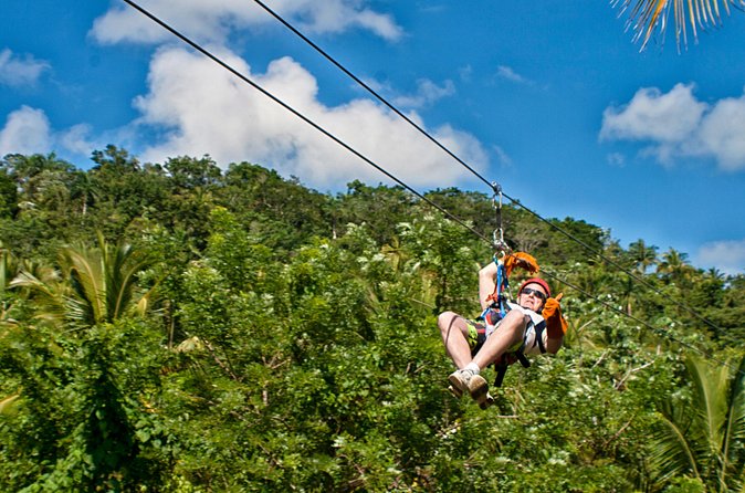 Zipline Adventure in El Limón - The Real Reward: Views Over Juana Vicenta, Haitises, and Cayo Levantado