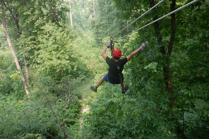 Zipline Adventure in Galena, Illinois - Getting to the Long Hollow Canopy Tour in Galena