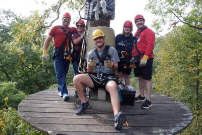 Zipline Adventure in Galena, Illinois - The first thrill: UTV trails before the ziplines