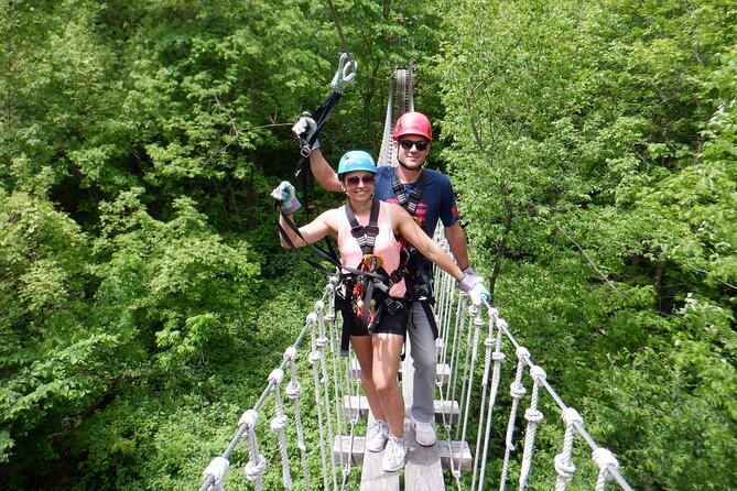 Zipline Adventure in Galena, Illinois - Six ziplines plus a 140-foot sky bridge