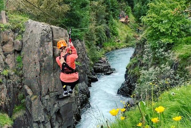 Zipline Adventure Through Glerárgil River Canyon in Akureyri Town - The five zip lines: what you’re really buying