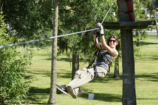 Zipline Adventure through Tuscawilla Park - Harness House Check-In and the Demo That Sets You Up