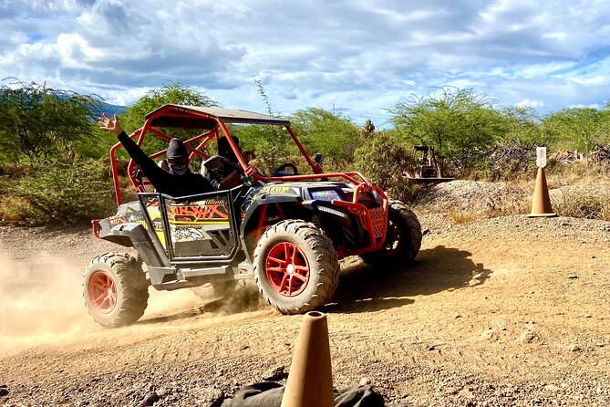 Zipline and Off-Road ATV Adventure Combo - The zipline-to-ATV switch: two-seat ATVs and a driving swap