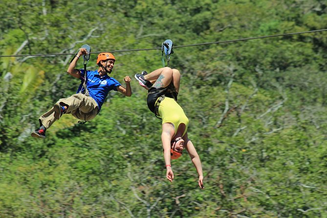 Zipline & ATV Jungle Adventure Combo - Ziplining: 11 Long Lines With Mountain and Waterfall Views