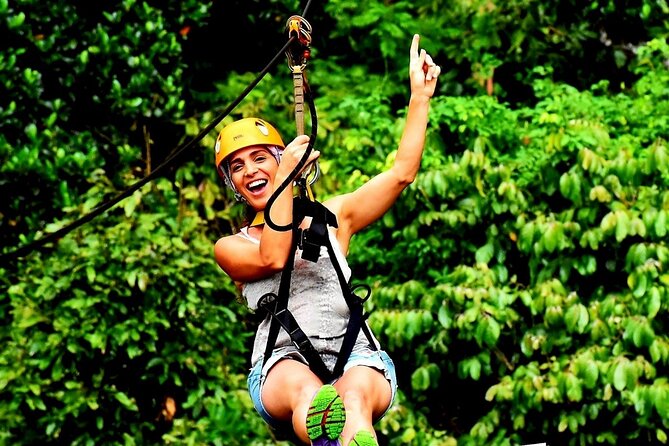 Zipline by Hawk Adventure The Biggest & Longest in Koh Samui - What happens on the course: ziplines, abseils, bridges, and the “check your clip” moment