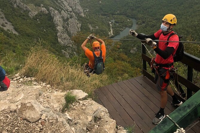 Zipline Croatia: Cetina Canyon Zipline Adventure from Omis - Safety Training and Practice Cables: Where Calm Starts