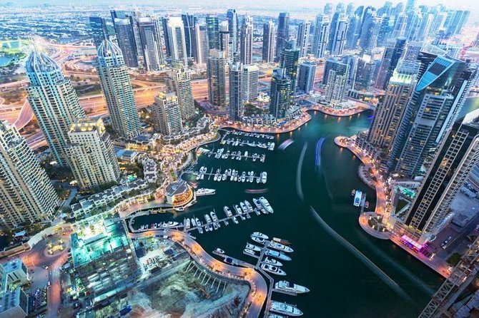 Zipline Experience in Dubai Marina with 1 Way optional Transfers - The zipline experience itself: harness up, two wires, and a helmet camera that does the remembering