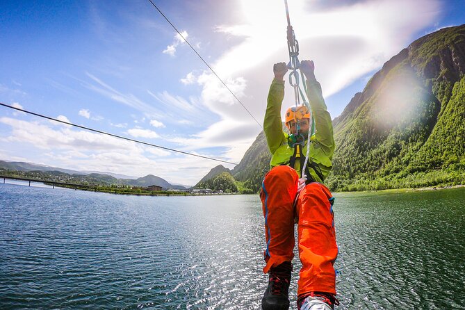Zipline Experience in Mosjøen - From town steps to Storfjellet: what the build-up feels like