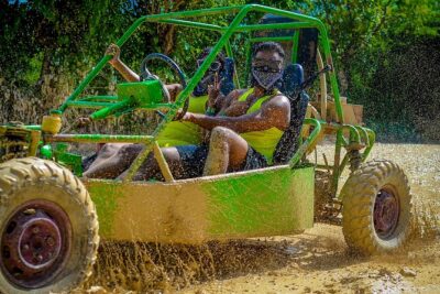 Zipline, Horse, Buggy and Macao Beach, Water Park with Lunch - Horse ride at the ranch: 15 minutes of easy countryside time