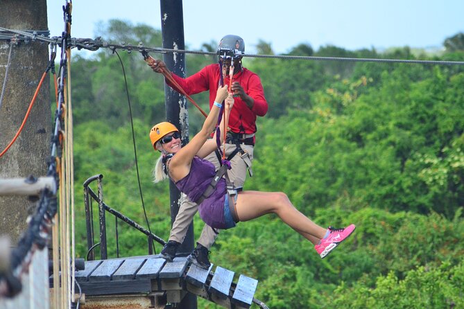 Zipline Mega Splash at Bavaro Adventure Park - Lunch: typical Dominican food, no drinks included