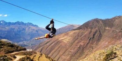 Zipline over the Sacred Valley Trip - The 4 Zipline Circuit Over the Sacred Valley Canyon (430–600 m)