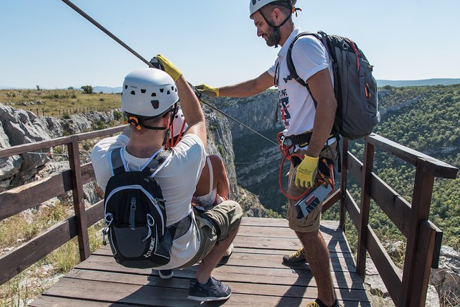 Zipline Šibenik - How the Guides Keep It Safe: Harness, Talk, and Practice