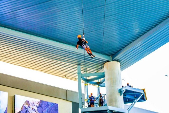 Zipline Sky Bull in Urban Environment in Toroverde urban park San Juan - Toro Verde Urban Park in San Juan: an urban zip line that feels like a show