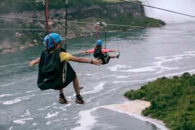 Zipline To The Falls in Niagara Falls, Canada - Photos at Falls Landing and the Observation Deck: make your pictures count