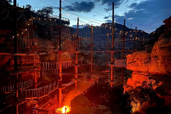 Zipline Tour - Where the ziplines fly above the Arkansas River