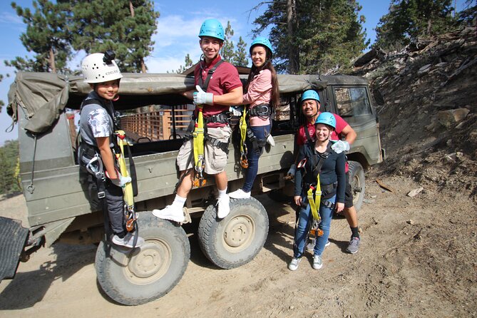 Zipline Tour - 9 high-speed ziplines & fun suspension bridge - From 41693 Big Bear Blvd to the mountain deck: how the 3-hour run flows